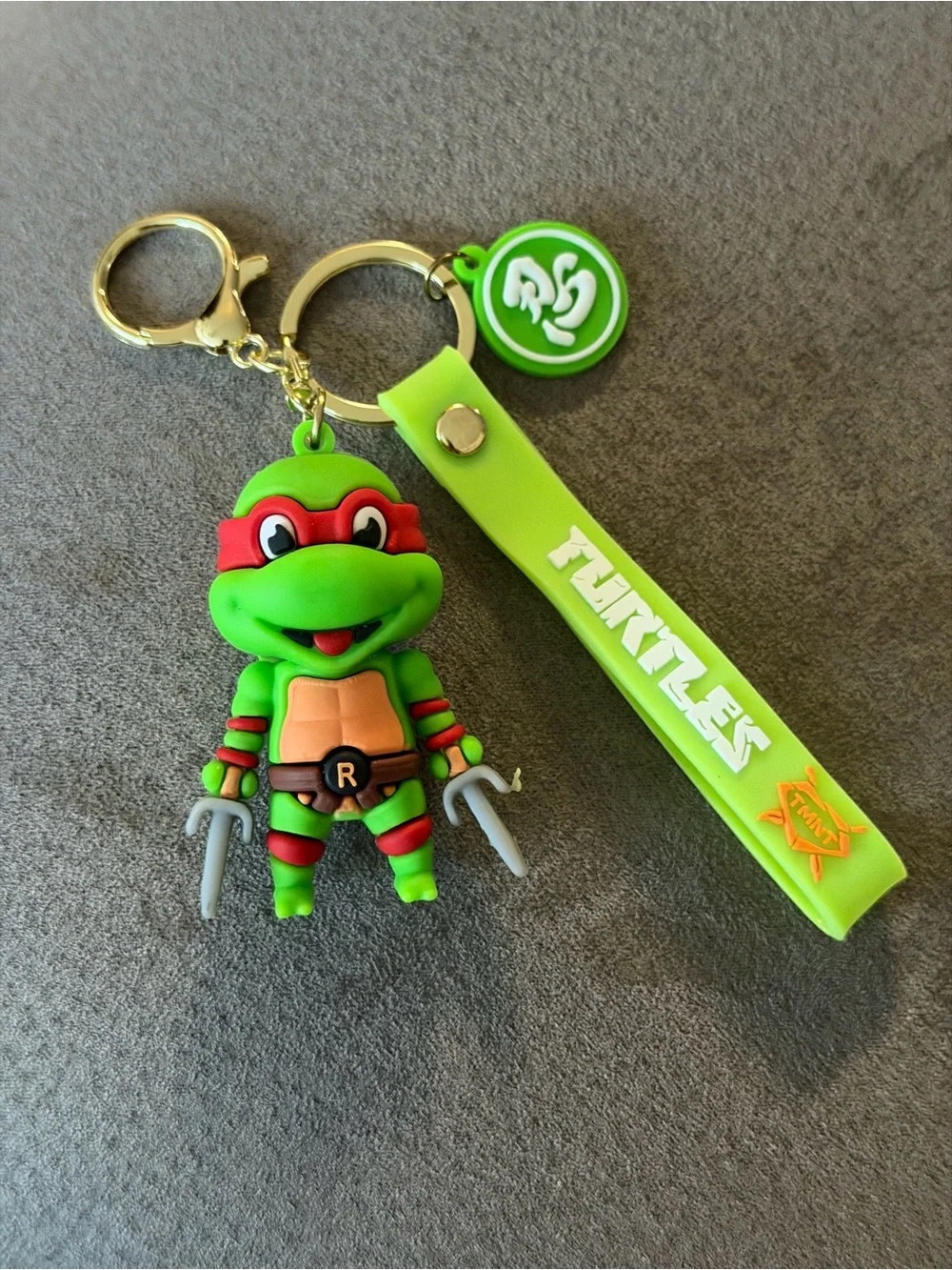 Turtal Keychains  with wristlets B15